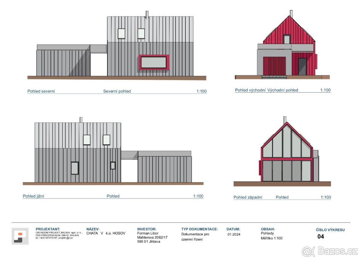 STAVEBNÍ POZEMEK SE STAVEBNÍM POVOLENÍM Jihlava-Hosov
