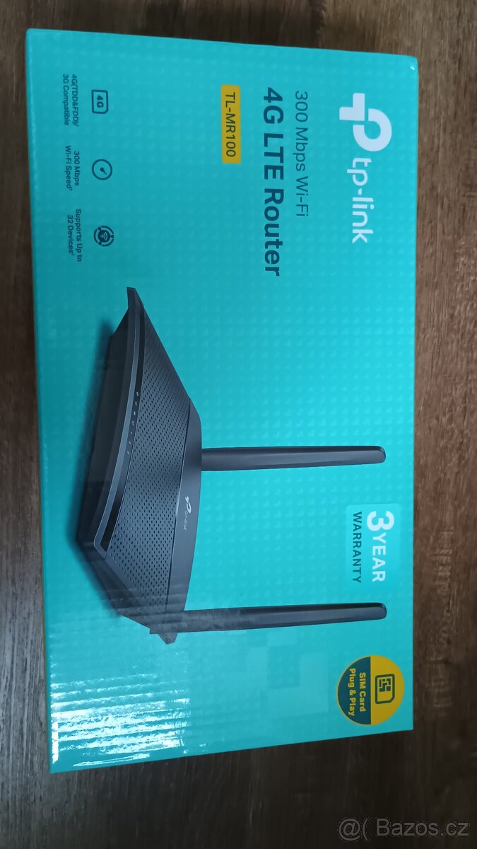 Tp-link LTE Router/modem na SIM - záruka