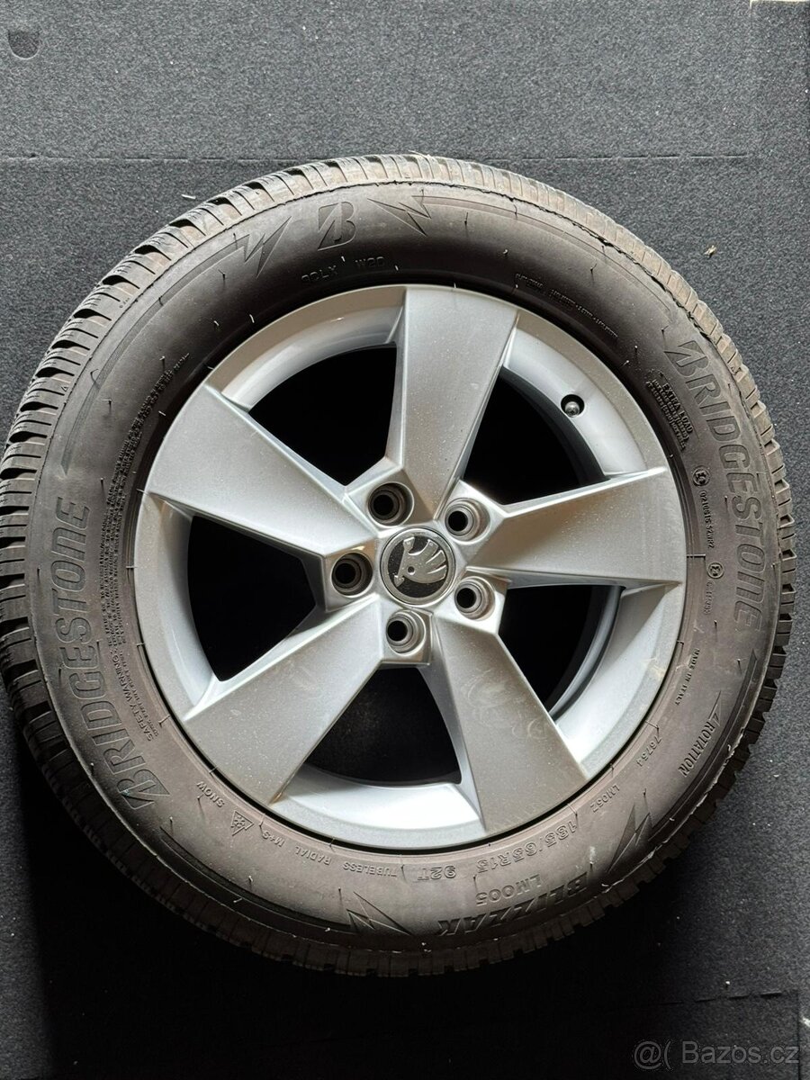 Originální sada zimních kol Škoda Fabia 4. R15 - 5x100