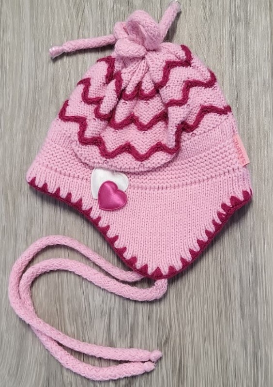 Nová zimní růžová čepice Sabfil, vel. 36/38, obvod 36cm