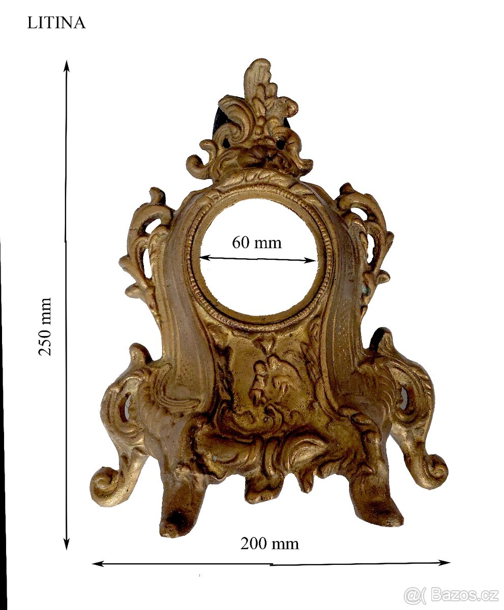 Starožitný litinový stojan