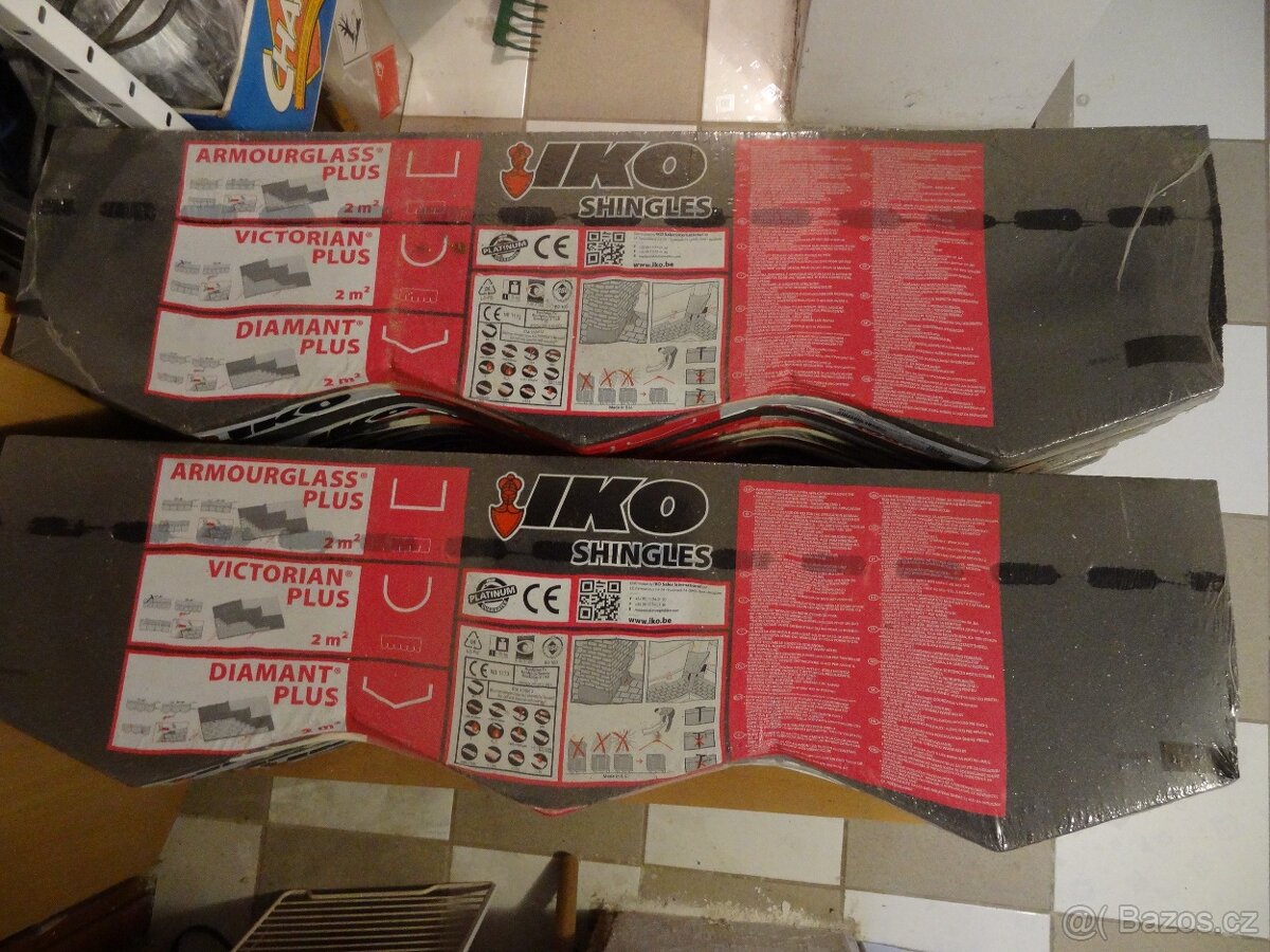 Šindel asfaltový IKO Diamant Plus, Černa