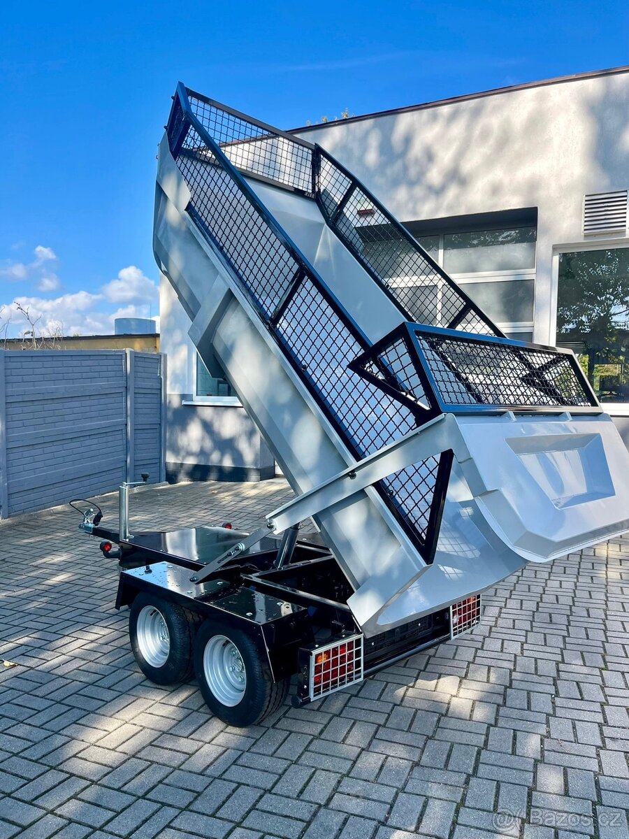 Sklápěcí přívěsný vozík do 750 kg – za auto i čtyřkolku