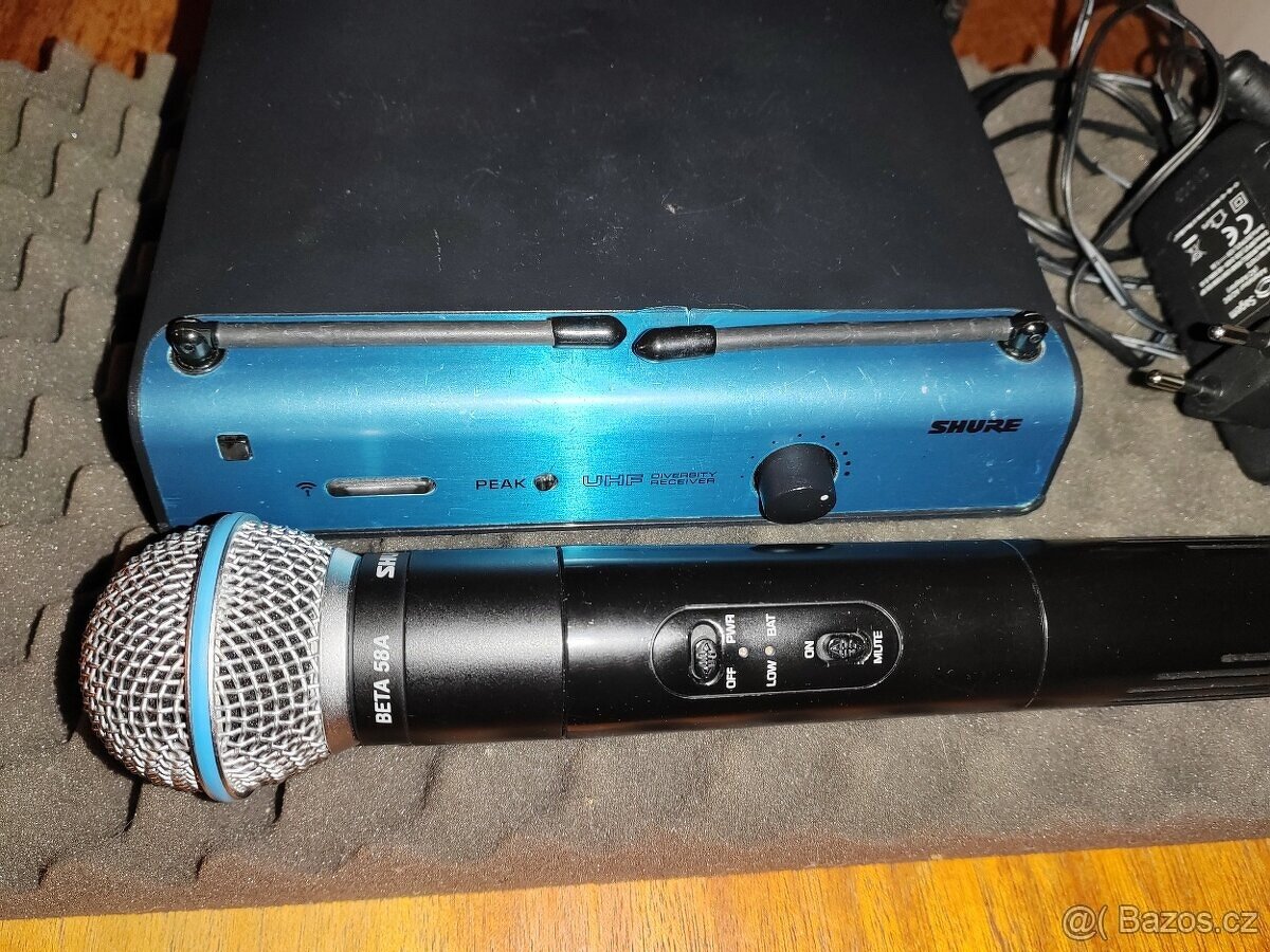 Prodám bezdrátový mikrofon Shure Beta 58A
