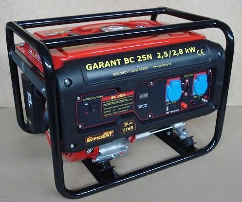 Elektrocentrála BC 25N 2,8/2,5kW nová, profesionální záruka