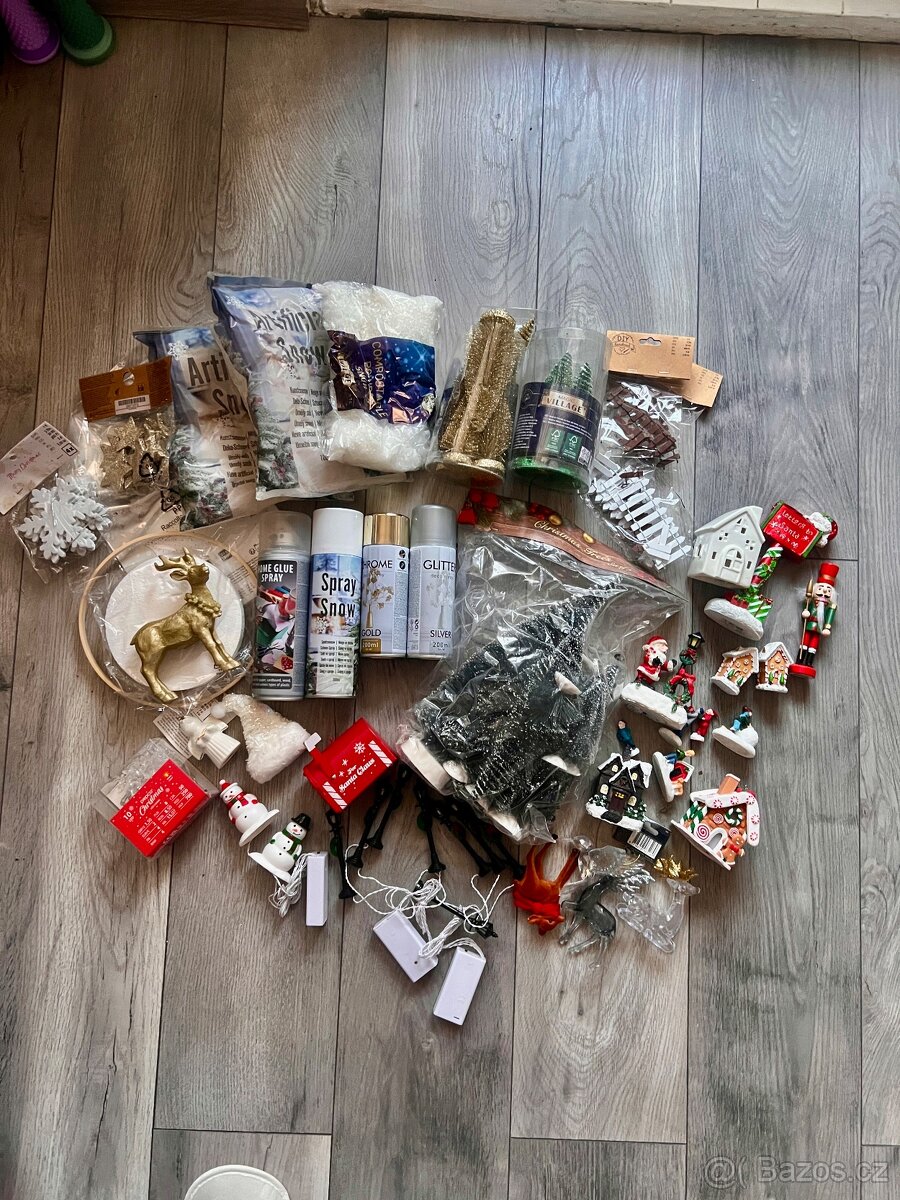 Sada na vánoční tvořeni a dekorace