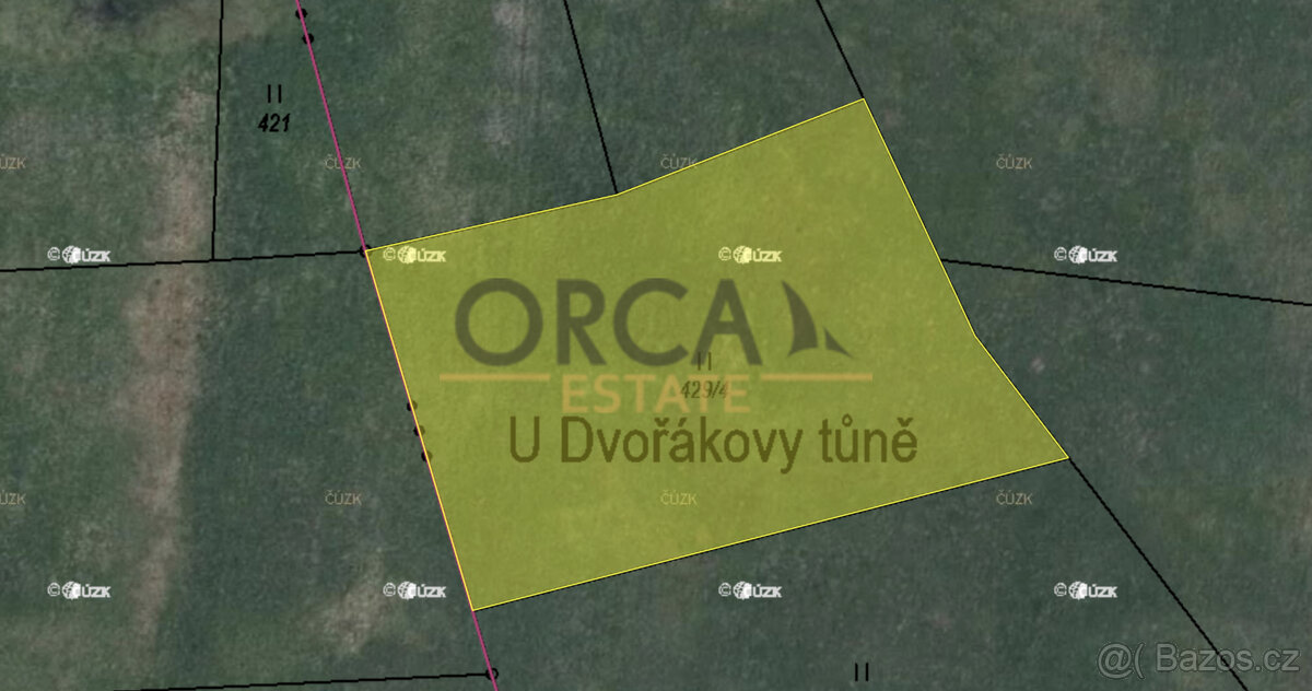 Prodej pozemku Písková Lhota, 1913 m2