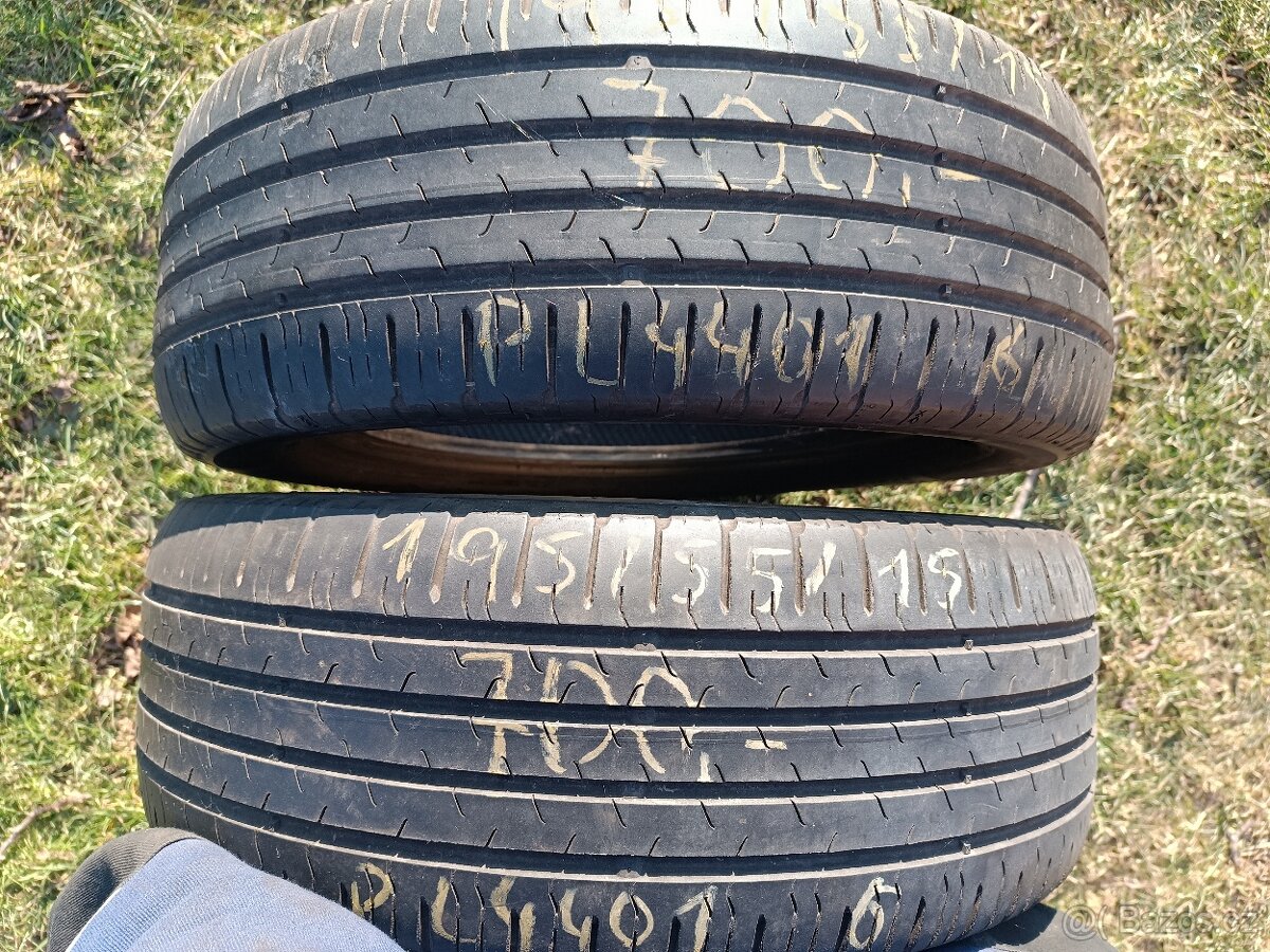 195/55/15 letní 8 kusů