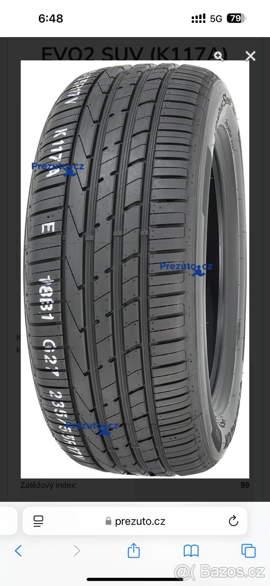 Hankook Ventus S1 Evo 2, 235/50R 19,