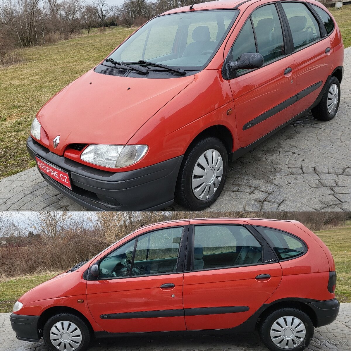 RENAULT MEGANE SCENIC 1,6i BEZ KOROZE , MOTORICKY OK