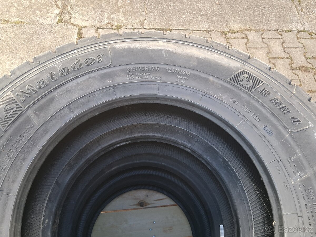 Pneumatika Matador 215/75 R 17.5