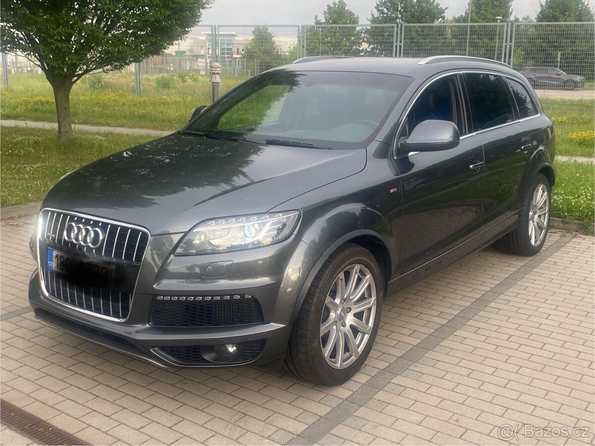 Audi Q7 3,0Tdi Quattro Rok 2014 najeto pouze 138tis. S-line