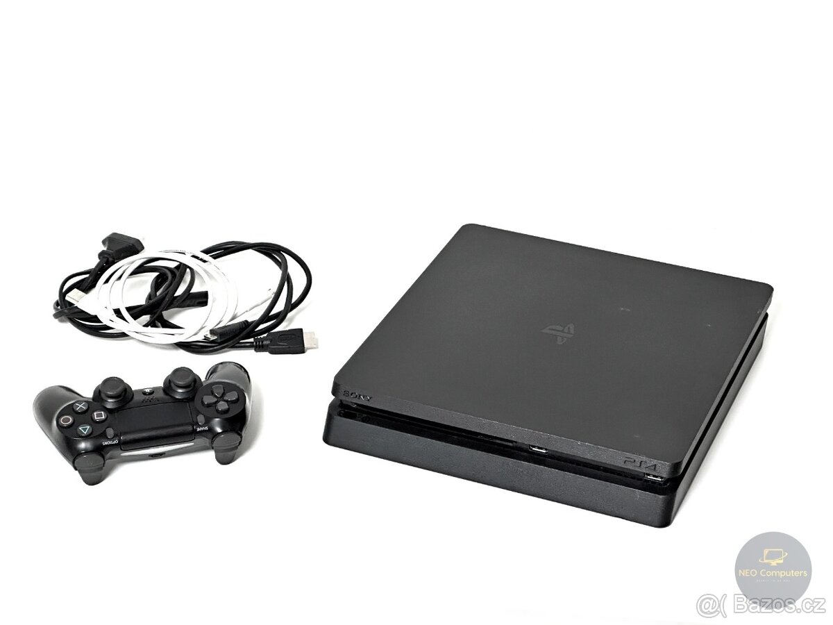 Sony Playstation 4 - PS4 Slim 500GB (CUH-2216A) + příslušens