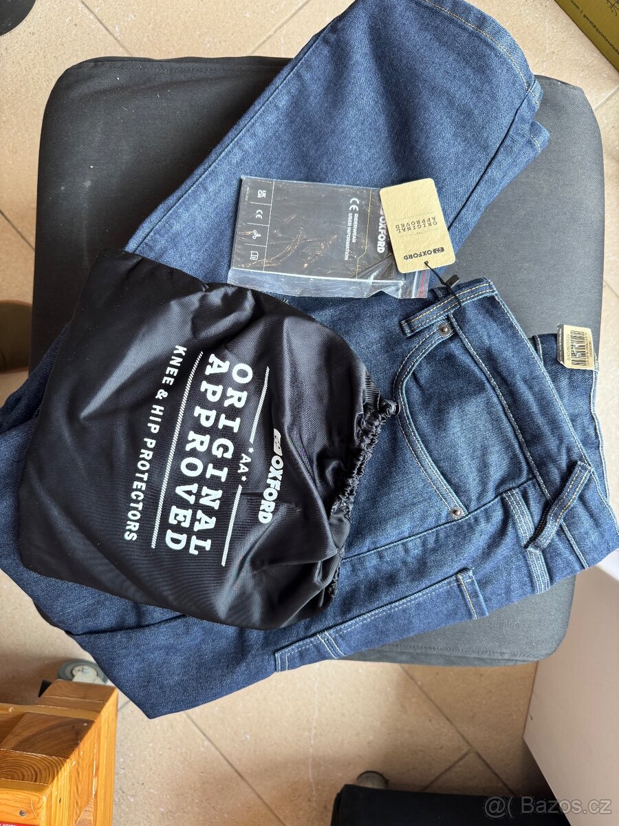 Kalhoty na motorku Oxford Original Approved Jeans AA W34/L32