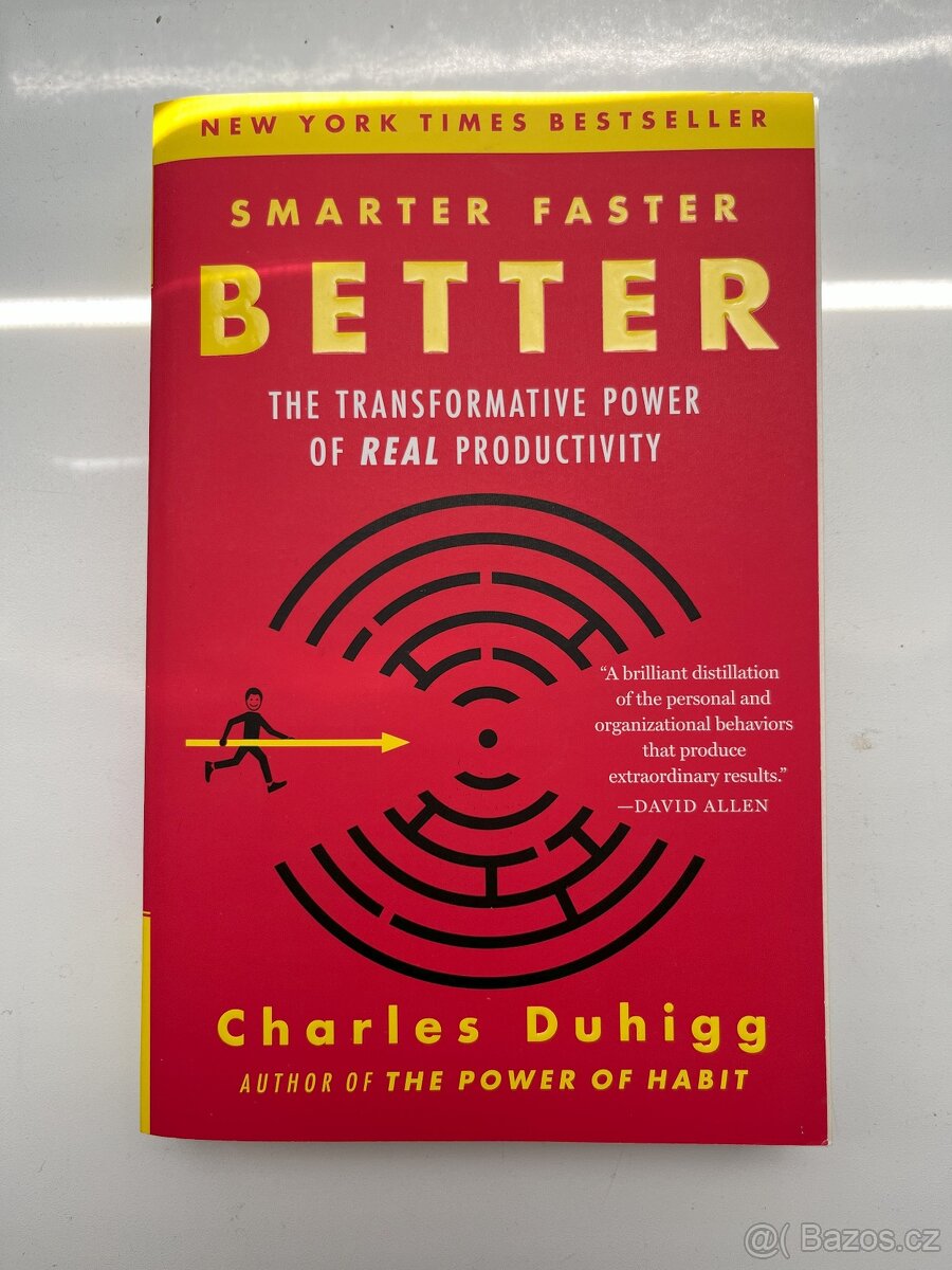Kniha Smarter Faster Better (Charles Duhigg), anglicky, nová