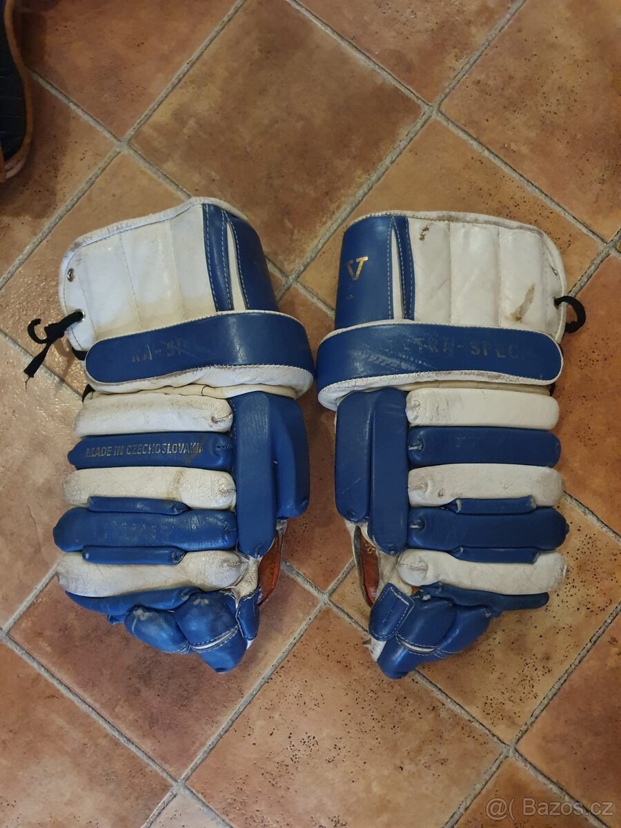 Retro hokejové rukavice VHV