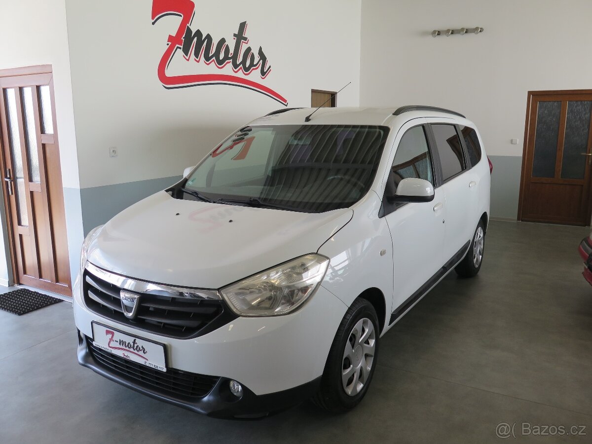 Dacia Lodgy 1.6 61kW,klima,výhřev,navi,servis