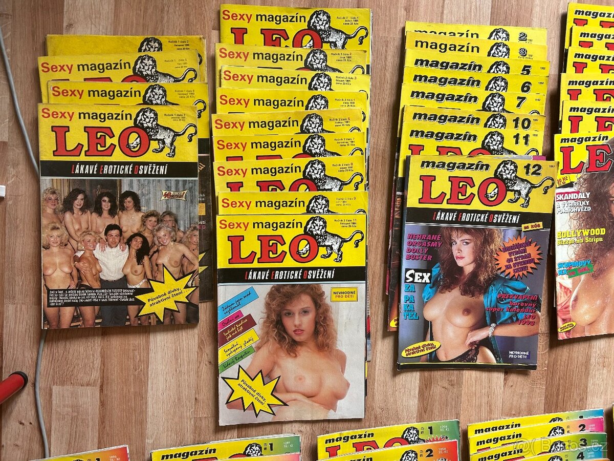 Sbírka 137ks magazínu LEO,Tereza Pergnerová,Kateřina Kornová
