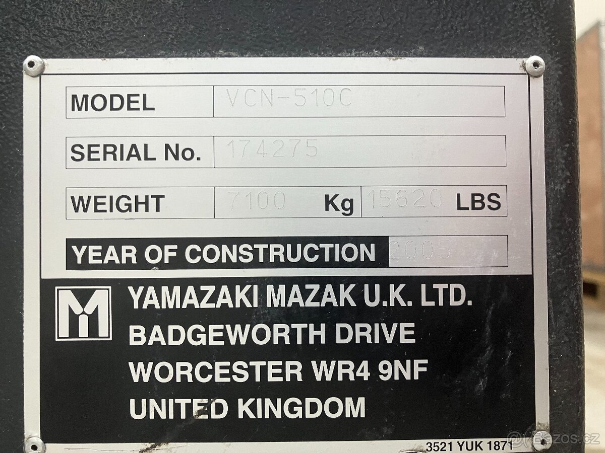 Mazak Nexus 510C vč dopravníku