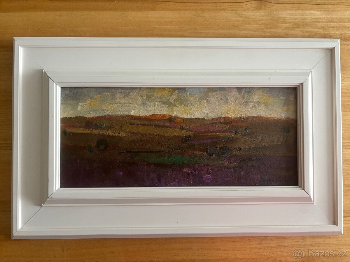 Obraz Jan Sedláček, Podzim, olej 30x50