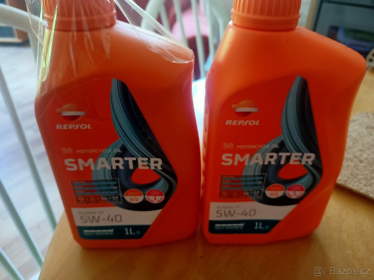 Prodám olej Repsol Smarter 5W-40 4T