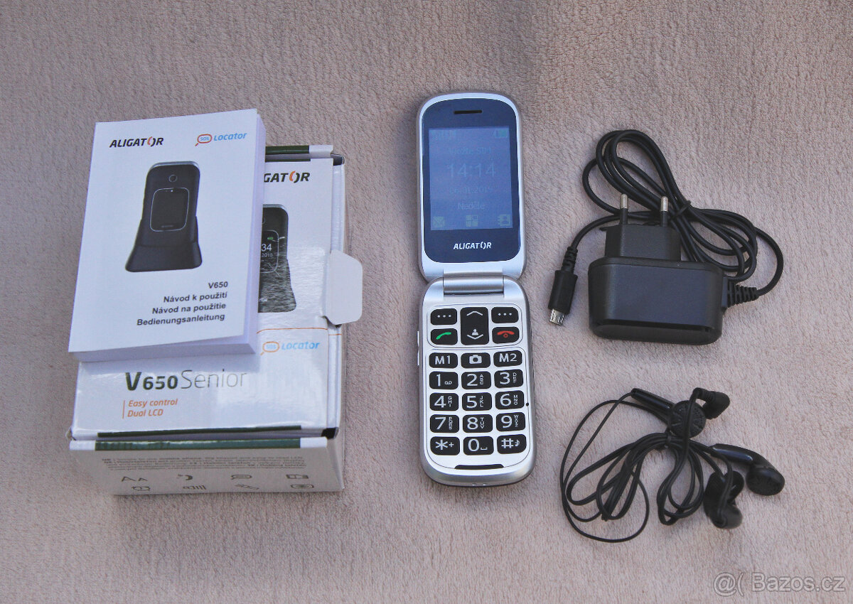 Seniorský telefon Alcatel  V 650