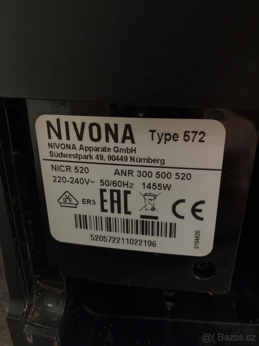 Kávovar Nivona 572