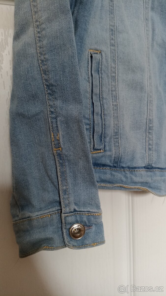 Modrá džínová bunda, vel. 152