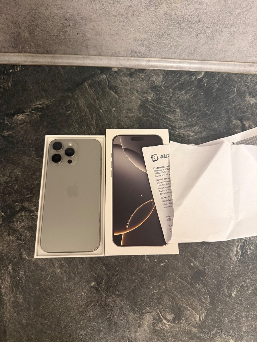 iPhone 16 Pro Max 256 GB– top stav, záruka