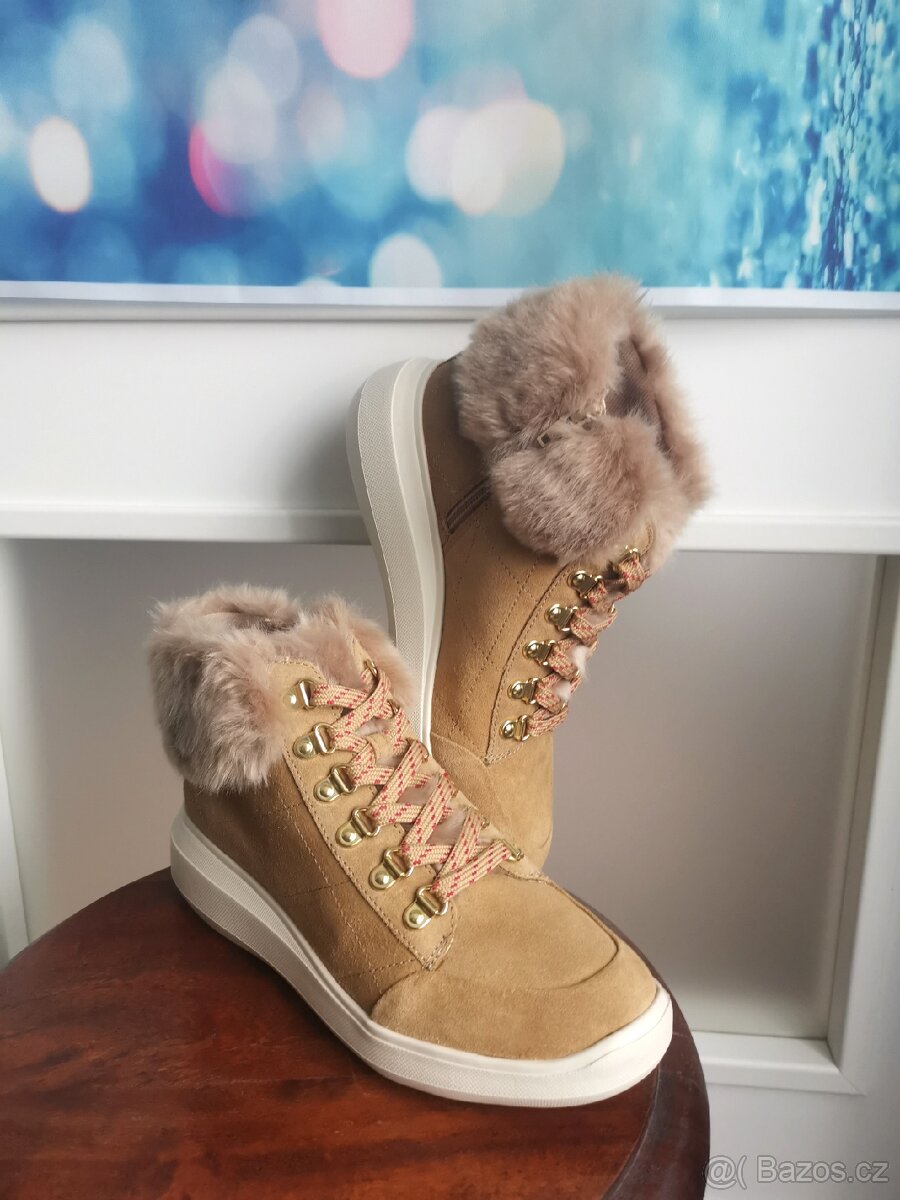 Geox dámské kotníkové boty polokozačky kozačky