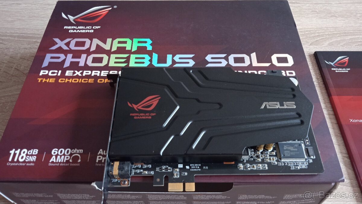 Zvuková karta ASUS XONAR PHOEBUS - PERFEKTNÍ STAV