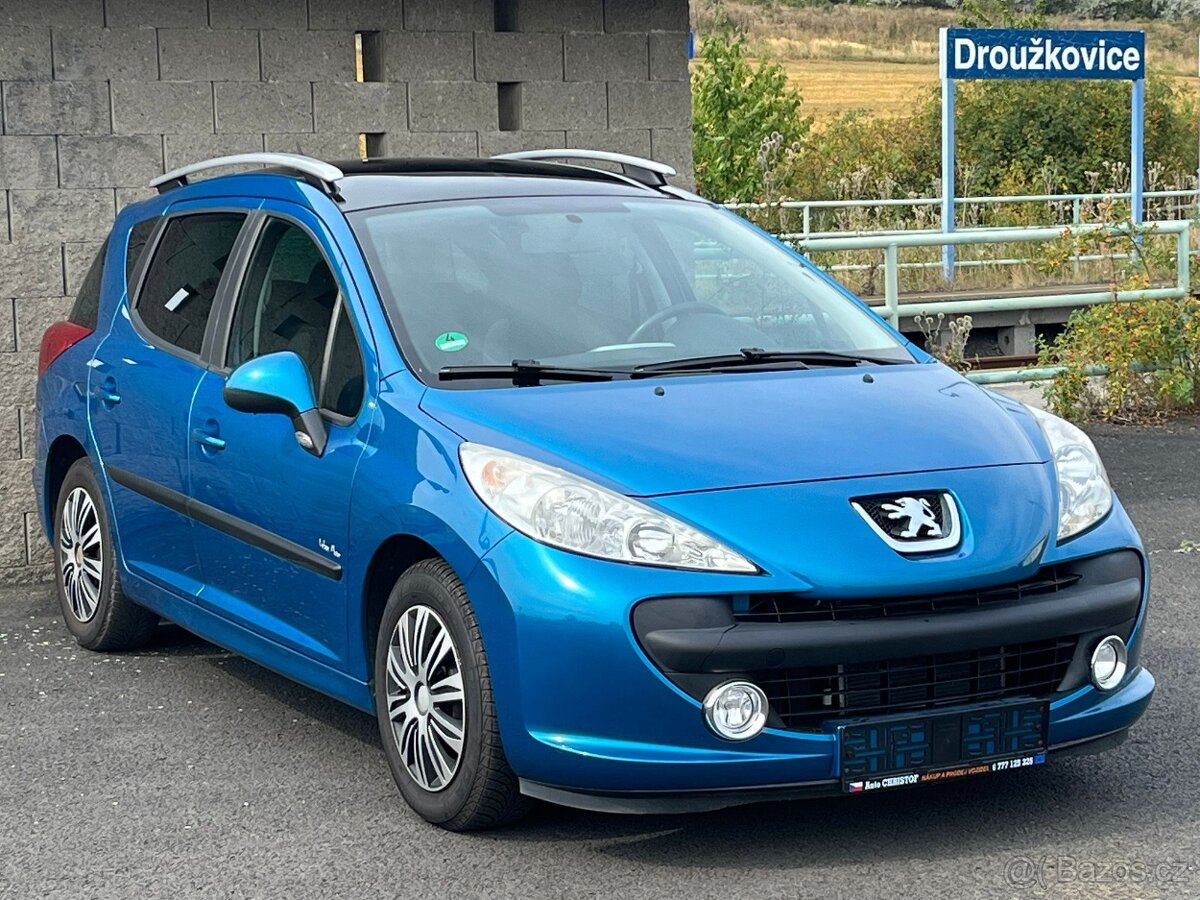 Peugeot 207SW 1,4i 70KW TAŽNÉ ZAŘÍZENÍ