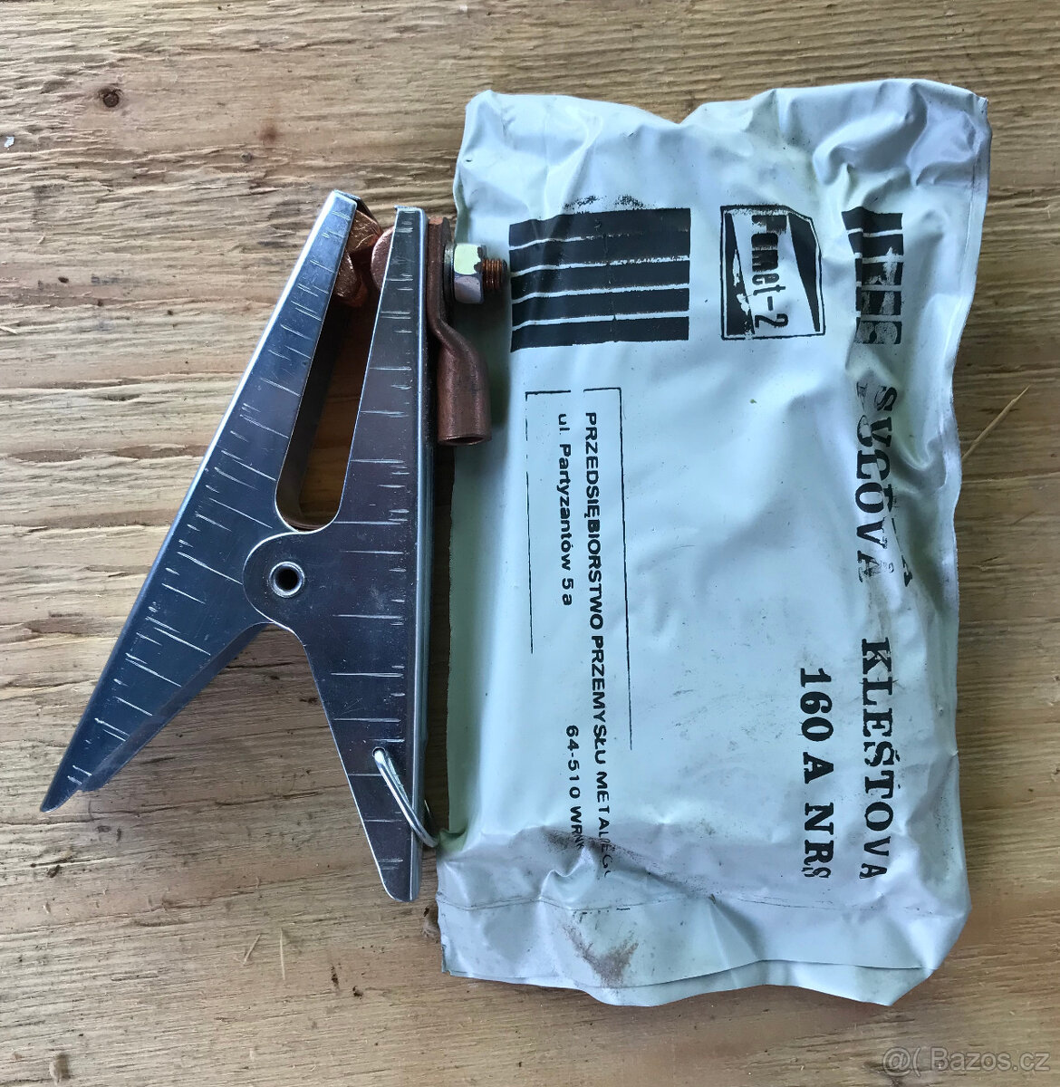 Svorka klešťová 160 A - zemnící