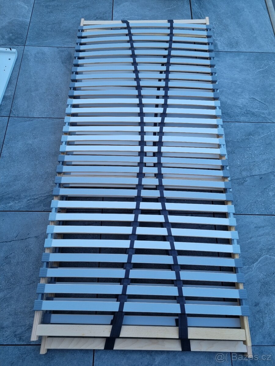 2x lamelový rošt 90x200