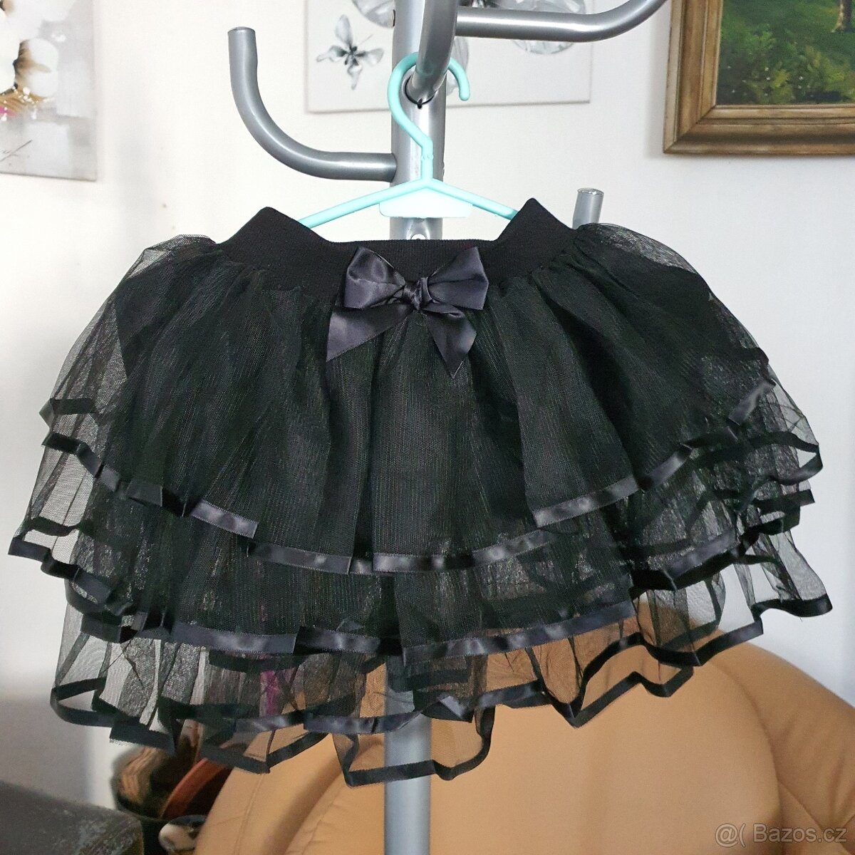 Dětská tutu sukně černá