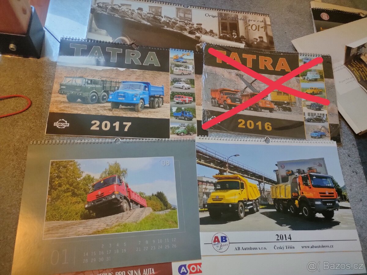 Kalendáře Tatra různé