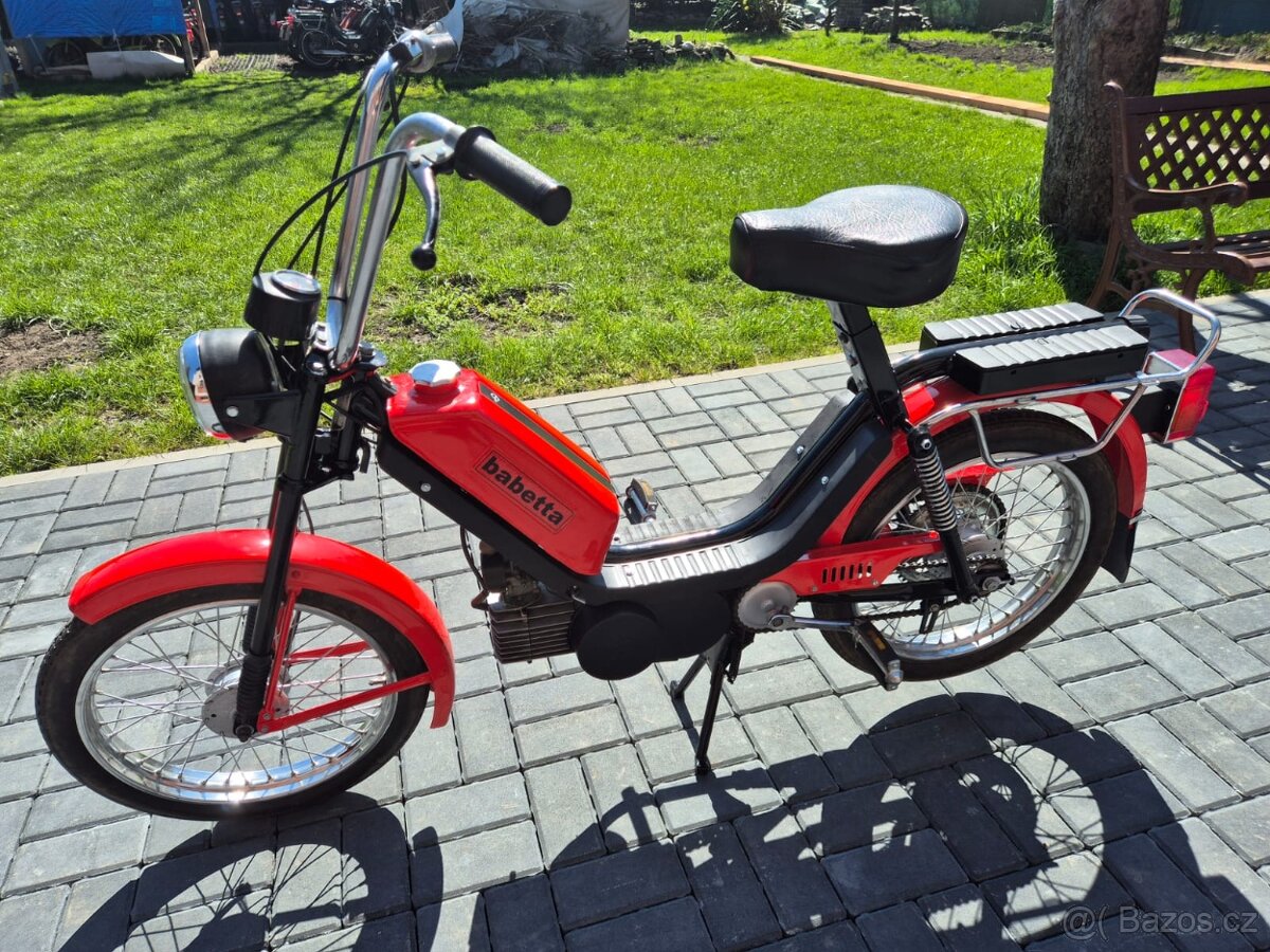 Babetta 210 po částečné GO, s kartičkou, plně funkční 18.
