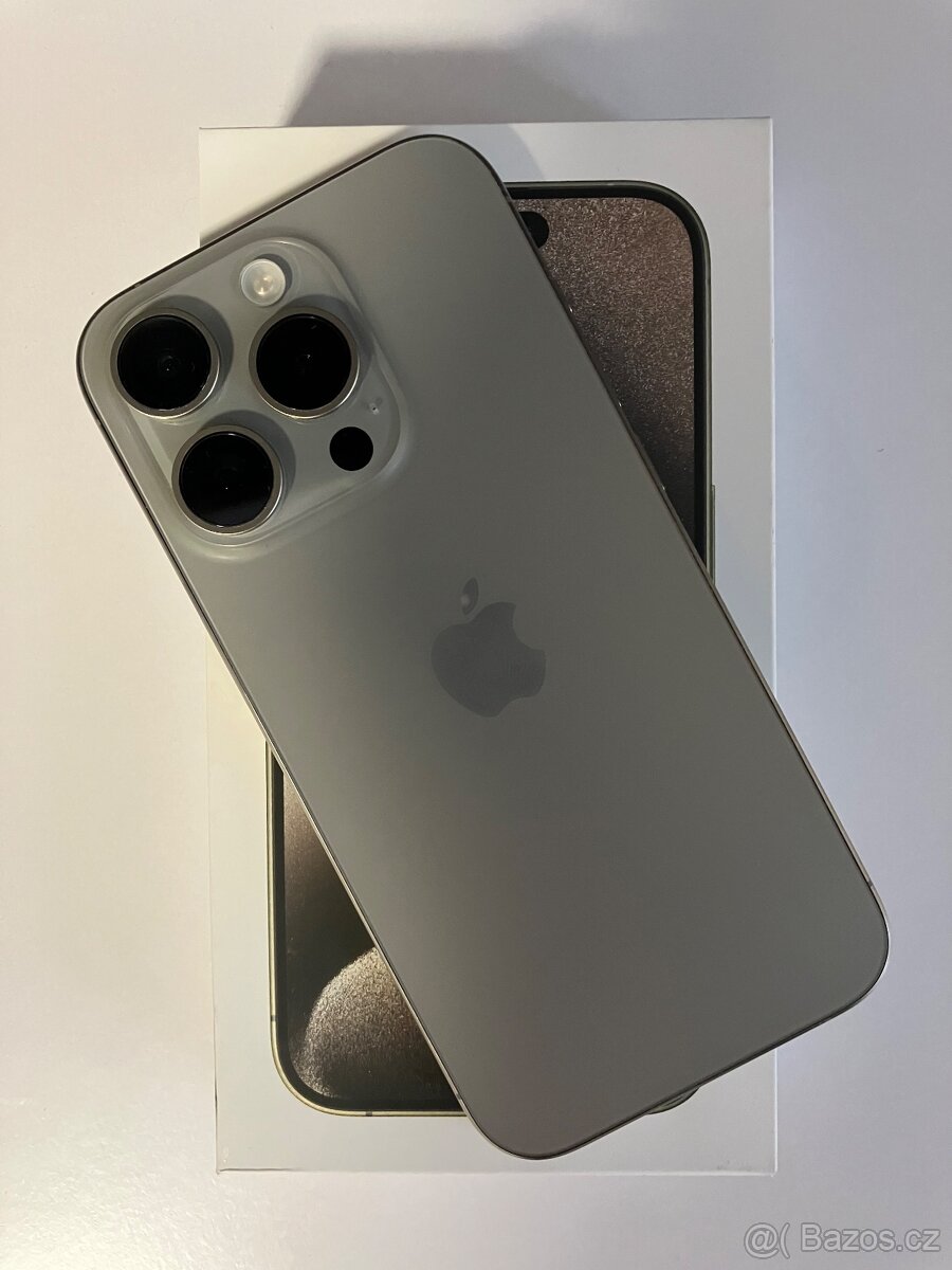 iPhone 15 pro Natural Titanium 128GB