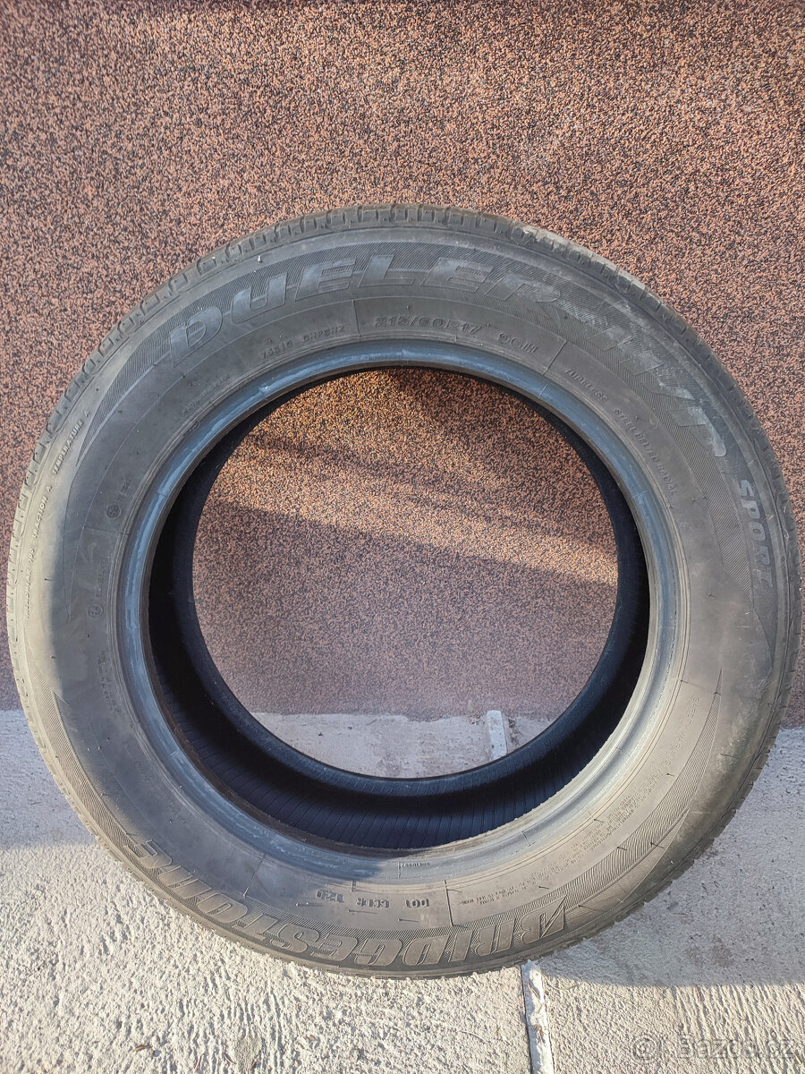 letní pneu bridgestone dueler 215/60 R17