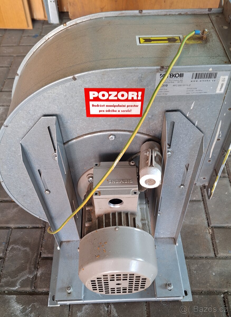 Ventilátor s motorem