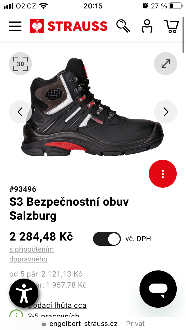Pracovní boty velikost 42