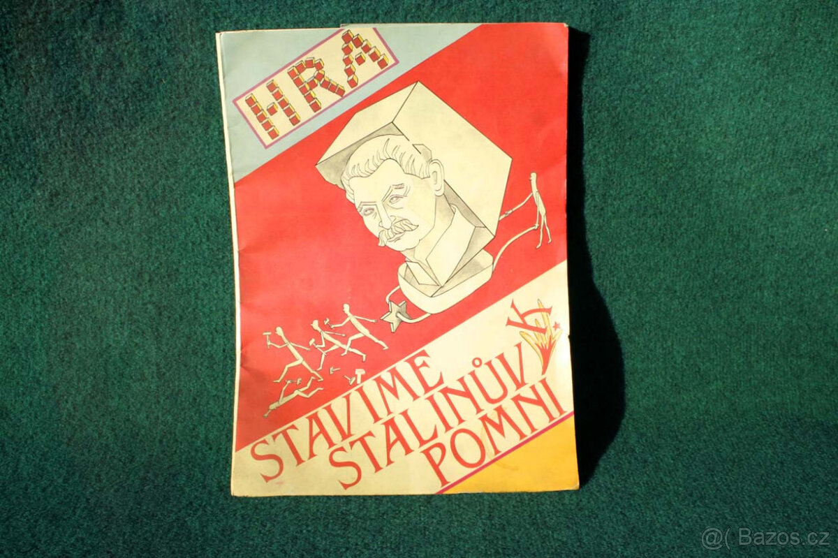 Hra Stavíme Stalinův pomník herní plán,desky,návod