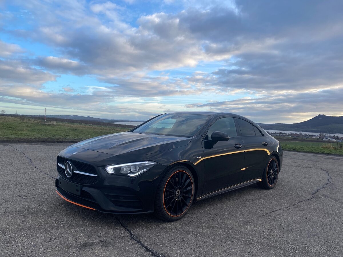 Mercedes Benz CLA edition orange