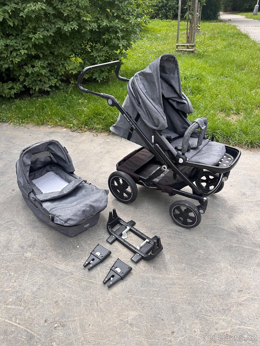 Britax Go Big - Dvojkombinace plus adaptéry na vajíčko