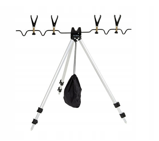 Teleskopický hliníký stojan na pruty (tripod)