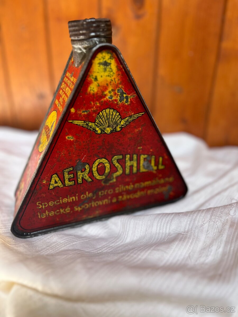Originální plechovka Aeroshell