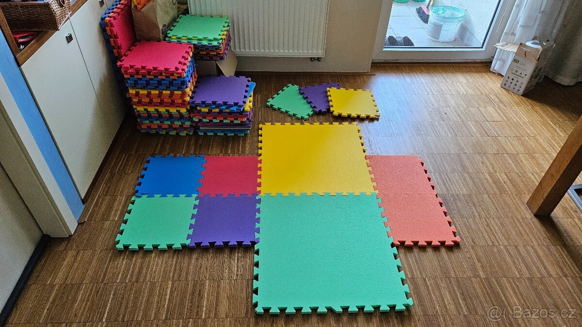 Pěnové puzzle na podlahu / pěnový koberec