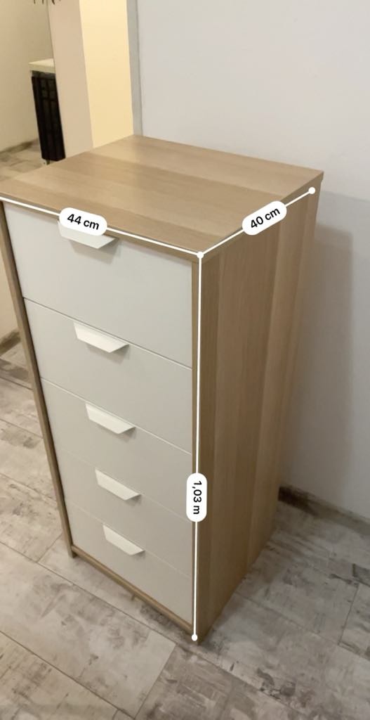 Komoda 5 zásuvek