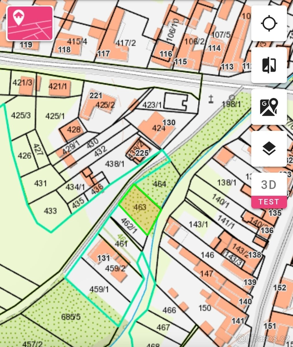 Šikovný pozemok na chalupu Dubovce