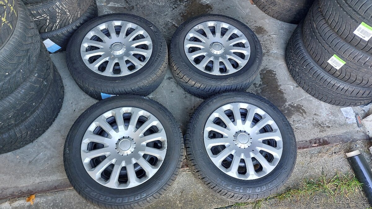 Kola zimní 15", FORD, rozteč 4x108mm, pneu 185/60/15